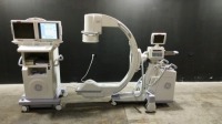 GE OEC 9900 ELITE GSP C-ARM SYSTEM WITH 9 INCH II TO INCLUDE DUAL MONITOR WORKSTATION WITH HAND CONTROL & FOOTSWITCH (SERIAL# ES-0611) (DOM: 9/2008)