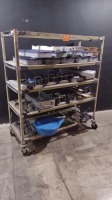 LOT OF EMPTY INSTRUMENT CASES & TRAYS (NO CART)