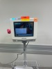 PHILLIPS MP5 PATIENT MONITOR ON ROLLING STAND