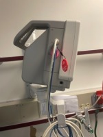 PHILLIPS MP5 PATIENT MONITOR ON ROLLING STAND