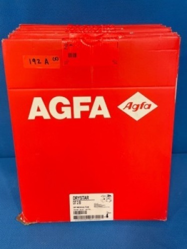 AGFA DRYSTAR DT 2 B DRY MEDICAL FILM, 100 NIF 35X43 14X17IN., QTY 5