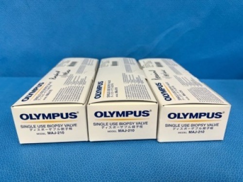 OLYMPUS MAJ-210 LOT OF SINGLE USE BIOPSY VALVE EXP 6-23