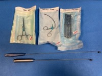 LOT OF TENDON FORCEPS & TENDON STRIPPERS