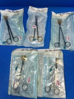 LOT OF STRAGHT & CURVED MAYO SCISSORS