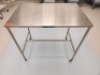 BLICKMAN STAINLESS STEEL TABLE