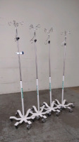 B BRAUN LOT OF IV POLES (QTY. 4)