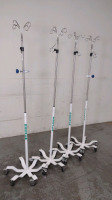 B BRAUN LOT OF IV POLES (QTY. 4)