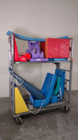 SAMMONS PRESTON TUMBLE FORMS PEDIATRIC REHAB EQUIPMENT (MOSTLY SAMMONS PRESTON TUMBLE FORMS)(NO CART)