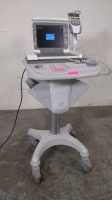 GE MAC 5500 ECG/EKG MACHINE WITH ACQUISITION MODULE (CAM-14) ON ROLLING CART