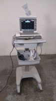 GE MAC 5500 ECG/EKG MACHINE ON ROLLING CART