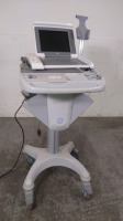 GE MAC 5500 ECG/EKG MACHINE ON ROLLING CART (PARTS UNIT)