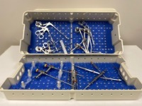 ESS TRAY TO INCLUDE: STRYKER 502-477-011, 502-477-031, 4MM 30 AND 0 DEGREE RIGID SCOPES AND ACCESSORIES