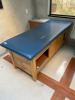 THERAPY TABLE WITH UNDER TABLE STORAGE