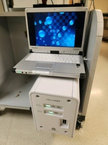 FUJIFILM CR-IR 358RU FCR GO MOBILE X-RAY (DOM 2010, SN ) W/ AERODR, PANASONIC TOUCHBOOK LAPTOP