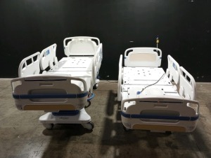 LOT OF STRYKER SECURE 3005 S3 HOSPITAL BEDS WITH HEAD & FOOTBOARDS (CHAPERONE WITH ZONE CONTROL, BED EXIT, SCALE) (IBED AWARENESS)