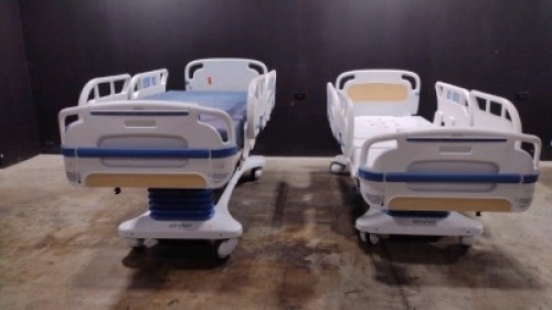 LOT OF STRYKER SECURE 3005 S3 HOSPITAL BEDS WITH HEAD & FOOTBOARDS (CHAPERONE WITH ZONE CONTROL, BED EXIT, SCALE) (IBED AWARENESS)