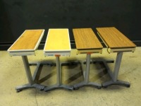 LOT OF HILL-ROM PMJR OVERBED TABLES