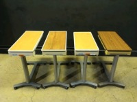 LOT OF HILL-ROM PMJR OVERBED TABLES