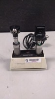 WELCH ALLYN OTO/OPHTHALMOSCOPE WITH 71110 CHARGER WITH HEADS