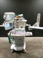 DATEX-OHMEDA AVANCE CS2 ANESTHESIA MACHINE WITH (10.01 SOFTWARE VERSION) & GE CARESCAPE B650 MONITOR