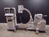 GE OEC ESP 9800 C-ARM SYSTEM WITH 9 INCH II TO INCLUDE DUAL MONITOR WORKSTATION WITH HAND CONTROL & FOOTSWITCH (SERIAL# 89-2177) (DOM: 9/2003)