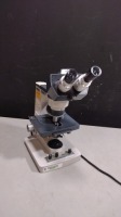 REICHERT MICROSTAR LAB MICROSCOPE WITH 3 OBJECTIVES