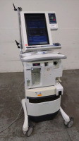 NELLCOR PURITAN BENNETT 840 VENTILATOR WITH COMPRESSOR ON ROLLING STAND (TC, BILEVEL, NEOMODE, VV+, PAV+, RM, TRENDING, LC)(SN 3512120544)