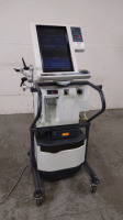 NELLCOR PURITAN BENNETT 840 VENTILATOR WITH COMPRESSOR ON ROLLING STAND (TC, BILEVEL, NEOMODE, VV+, PAV+, RM, TRENDING, LC)(SN 3510093830)