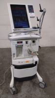 NELLCOR PURITAN BENNETT 840 VENTILATOR WITH COMPRESSOR ON ROLLING STAND (TC, BILEVEL, NEOMODE, VV+, PAV+, RM, TRENDING, LC)(SN 3512120390)