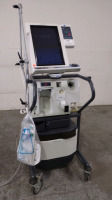 NELLCOR PURITAN BENNETT 840 VENTILATOR WITH COMPRESSOR ON ROLLING STAND (TC, BILEVEL, NEOMODE, VV+, PAV+, RM, TRENDING, LC)(SN 3510102067)