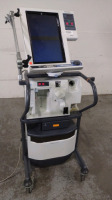 NELLCOR PURITAN BENNETT 840 VENTILATOR WITH COMPRESSOR ON ROLLING STAND (TC, BILEVEL, NEOMODE, VV+, PAV+, RM, TRENDING, LC)(SN 3510083849)