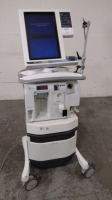 NELLCOR PURITAN BENNETT 840 VENTILATOR WITH COMPRESSOR ON ROLLING STAND (TC, BILEVEL, NEOMODE, VV+, PAV+, RM, TRENDING, LC)(SN 3512123237)