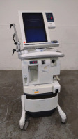 NELLCOR PURITAN BENNETT 840 VENTILATOR WITH COMPRESSOR ON ROLLING STAND (TC, BILEVEL, NEOMODE, VV+, PAV+, RM, TRENDING, LC)(SN 3512120537)