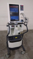 NELLCOR PURITAN BENNETT 840 VENTILATOR WITH COMPRESSOR ON ROLLING STAND (TC, BILEVEL, NEOMODE, VV+, PAV+, RM, TRENDING, LC)(SN 3512100793)