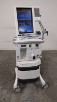 NELLCOR PURITAN BENNETT 840 VENTILATOR WITH COMPRESSOR ON ROLLING STAND (TC, BILEVEL, NEOMODE, VV+, PAV+, RM, TRENDING, LC)(SN 3512123241)