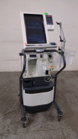 NELLCOR PURITAN BENNETT 840 VENTILATOR WITH COMPRESSOR ON ROLLING STAND (TC, BILEVEL, NEOMODE, VV+, PAV+, RM, TRENDING, LC)(SN 3510074038)