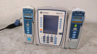 CAREFUSION ALARIS PC 8015 INFUSION PUMP WITH 2 ALARIS 8100 PUMP MODULES