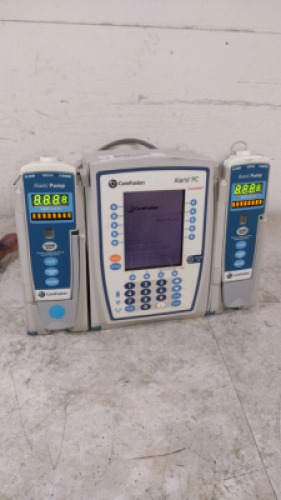 CAREFUSION ALARIS PC 8015 INFUSION PUMP WITH 2 ALARIS 8100 PUMP MODULES