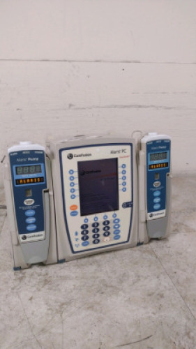 CAREFUSION ALARIS PC 8015 INFUSION PUMP WITH 2 ALARIS 8100 PUMP MODULES