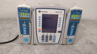 CAREFUSION ALARIS PC 8015 INFUSION PUMP WITH 2 ALARIS 8100 PUMP MODULES