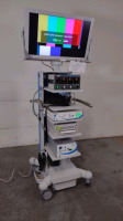 CONMED/LINVATEC IM4000 ENDOSCOPY SYSTEM TO INCLUDE: IM4000 CAMERA CONTROL UNIT, XENON LIGHT SOURCE, STORZ 26012 LAPAROFLATOR, SONY UP-55MD PRINTER, 32 INCH NDS HD RADIANCE MONITOR, TOWER