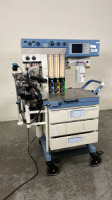 DRAGER NARKOMED GS ANESTHESIA MACHINE WITH ISOFLURANE VAPOR 2000 VAPORIZER (VER 2.01)(SN 13798)