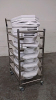 STERILIZATION CART WITH TRAYS