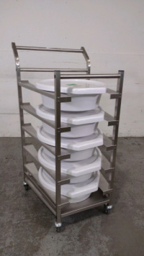 STERILIZATION CART WITH TRAYS