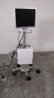 GE SOLAR 8000I PATIENT MONITORING SYSTEM ON ROLLING STAND