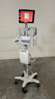 EDWARD LIFESCIENCES EV1000 MONITORING SYSTEM TO INCLUDE: EV1000M MONITOR, EV1000 DATABOX, EVPMP PUMP UNIT ON ROLLING STAND