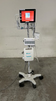 EDWARD LIFESCIENCES EV1000 MONITORING SYSTEM TO INCLUDE: EV1000M MONITOR, EV1000 DATABOX, EVPMP PUMP UNIT ON ROLLING STAND