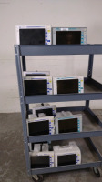 INVIVO MDE ESCORT PRISM/PRISM EL LOT OF PATIENT MONITORS (NO CART)