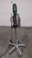 WELCH ALLYN 420 SERIES VITAL SIGNS MONITOR WITH CABLES (SPO2, BP) ON ROLLING STAND