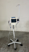 PROPAQ CS 242 VITAL SIGNS MONITOR WITH CABLES (ECG, SPO2, BP) ON ROLLING STAND